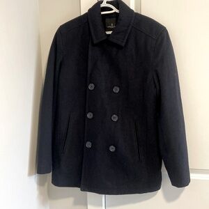 London Fog Navy Blue Pea Coat